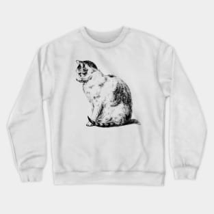 Sitting Cat Crewneck Sweatshirt